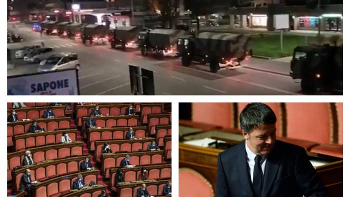 i morti di bergamo e brescia non parlano restano in silenzio