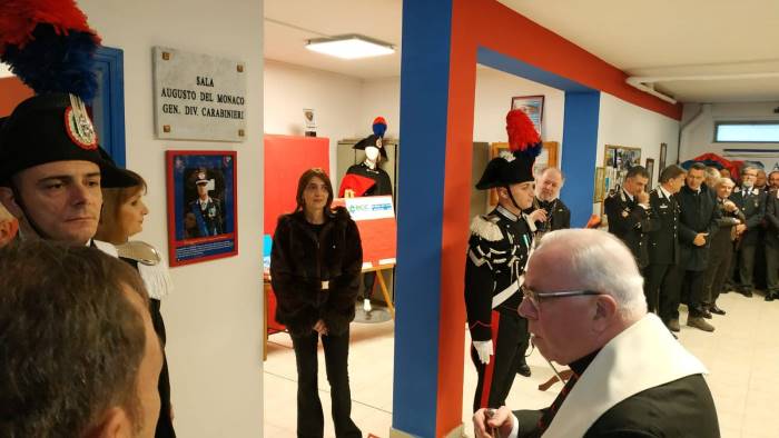 intitolazione sala al generale augusto del monaco foto