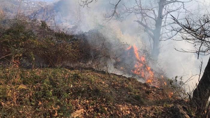 fiamme vicine a un abitazione a pellezzano salvi i residenti
