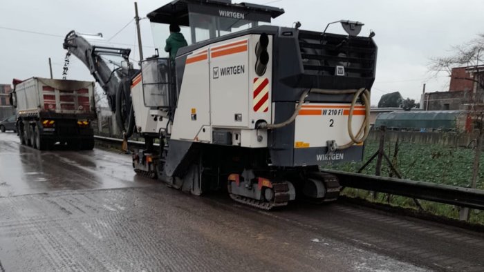 pagani proseguono i lavori sulla sp 29