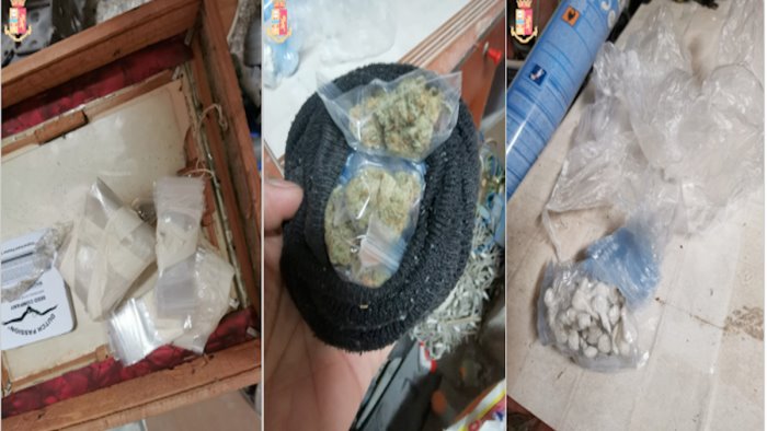 nocera inferiore cocaina e marijuana in casa arrestato