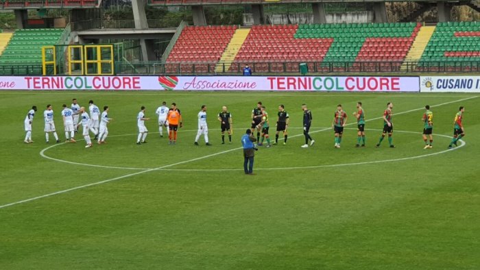 troppa ternana per la paganese azzurrostellati k o 3 1