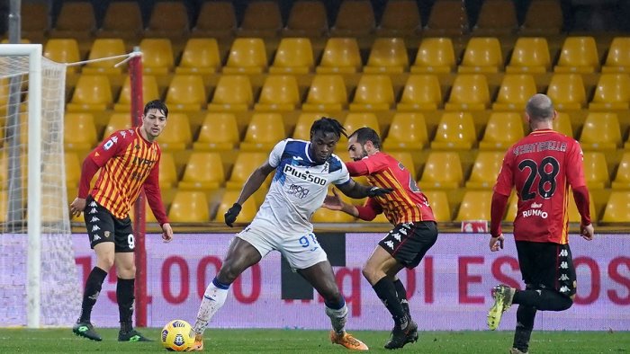 benevento in trincea ma ilicic fa il marziano 1 4 atalanta
