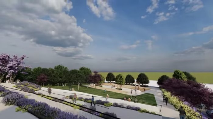 cava un parco urbano inclusivo al posto dei prefabbricati di san pietro
