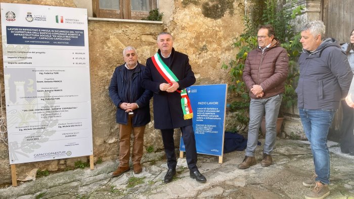 a capaccio paestum un nuovo tetto per l ex asilo beatrice belletti
