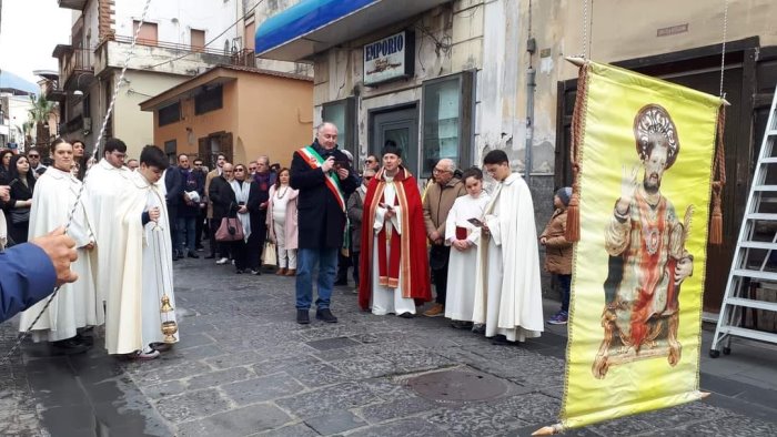 san valentino torio si prepara alla festa per il suo santo patrono