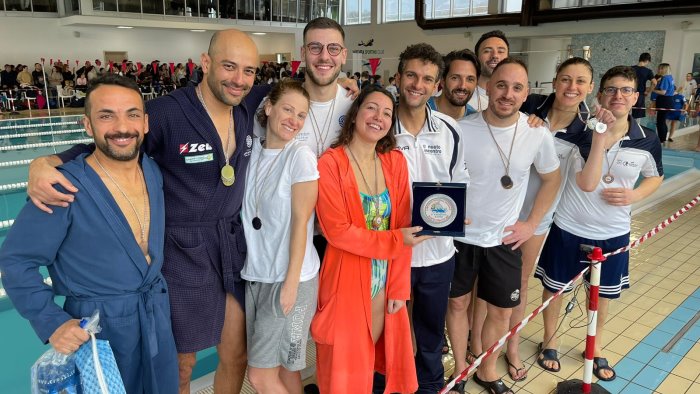 nuoto pinnato incetta di successi e podi per la new sporting in di ariano