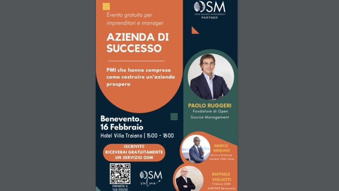 azienda di successo importante evento per imprenditori e manager