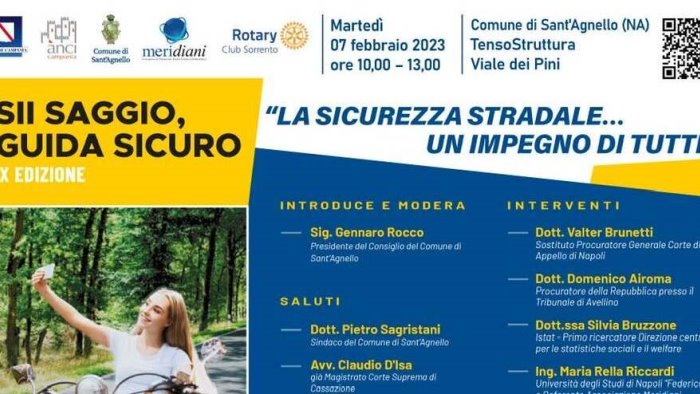 sant agnello sii saggio guida sicuro meeting sulla sicurezza stradale