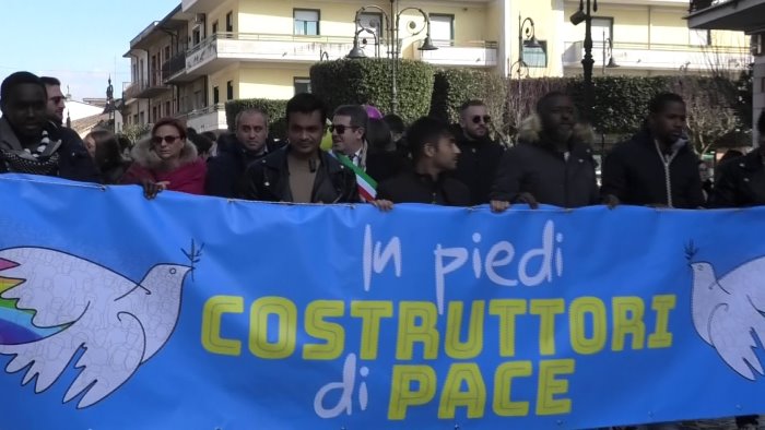 grottaminarda marcia della pace e dell accoglienza per dire no alla guerra