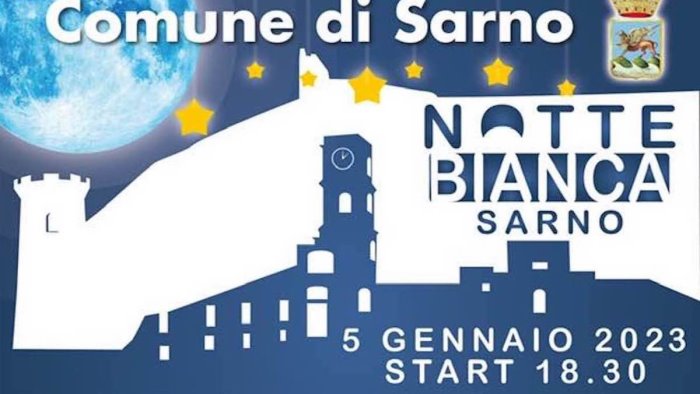 tutto pronto per la notte bianca a sarno 5 gennaio tra divertimento e shopping