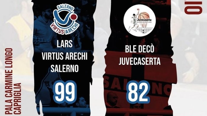 basket serie b il derby e della virtus arechi salerno juvecaserta ko 99 82