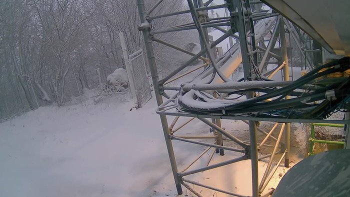 arriva la neve in irpinia fiocchi bianchi a montevergine e sul laceno