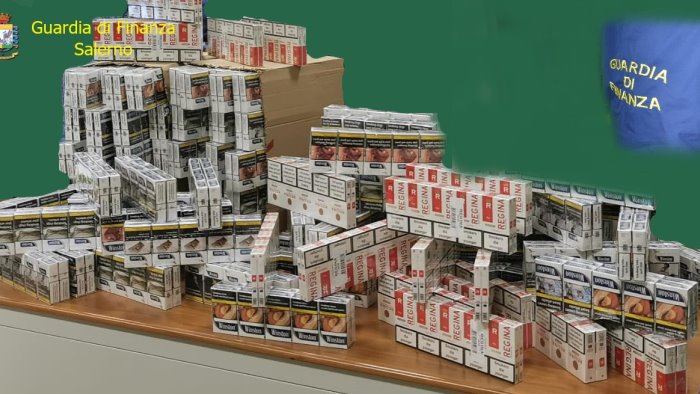 sorpreso con 24 chili di sigarette di contrabbando arrestato