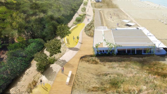 ecco come sara la fascia costiera di paestum