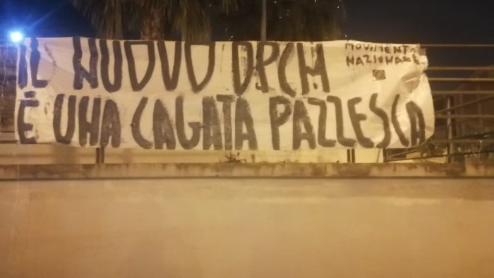 san valentino torio insorge la protesta contro il nuovo dpcm