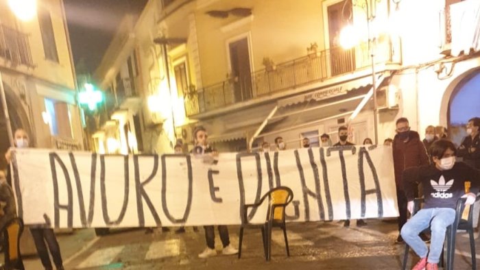 lavoro e dignita proteste anche a san valentino torio