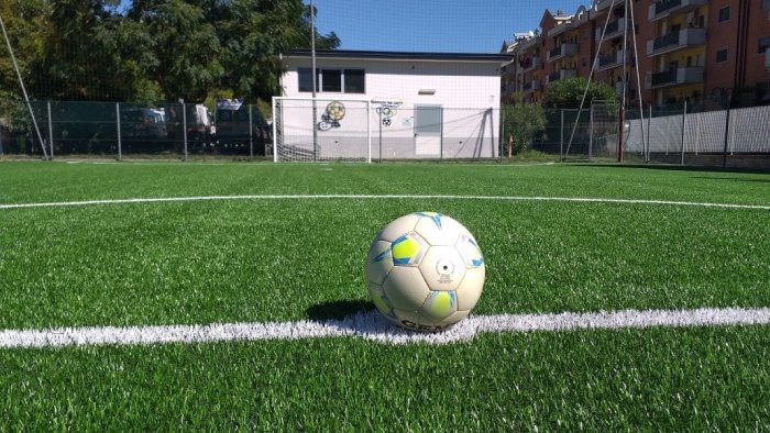 baronissi riqualificato il campetto di calcio a cinque