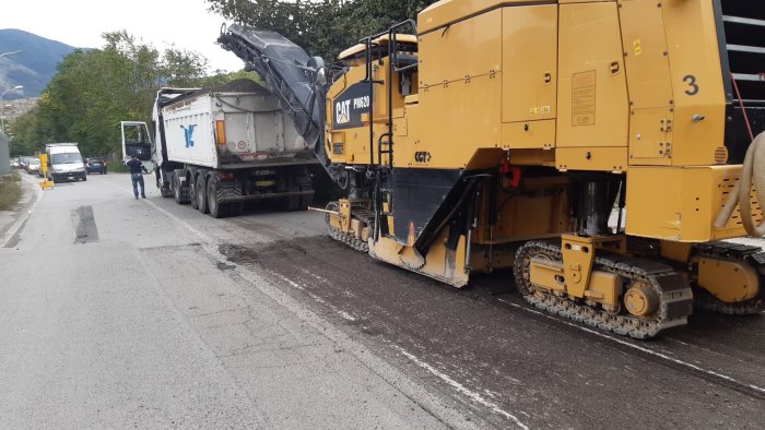 nocera inferiore proseguono i lavori sulle strade provinciali cittadine
