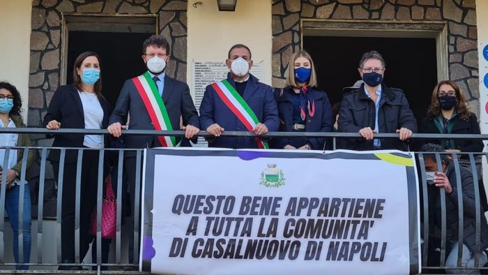 casalnuovo dopo le minacce un flash mob al bene confiscato