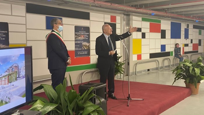 cava de tirreni inaugurato il nuovo parcheggio interrato