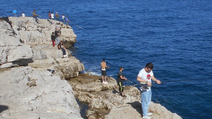 sorrento i tonnetti rossi sotto dimensione nel mirino di decine di pescatori