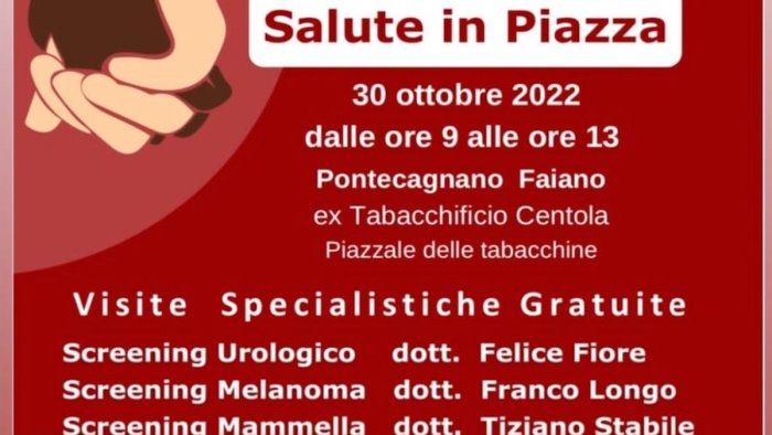 lotta ai tumori una giornata dedicata alla prevenzione a pontecagnano