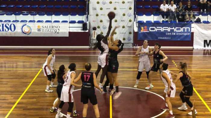 basket femminile salerno batte fasano 84 42