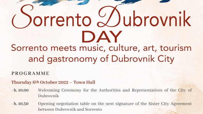 sorrento incontra dubrovnik all insegna di musica turismo e cultura