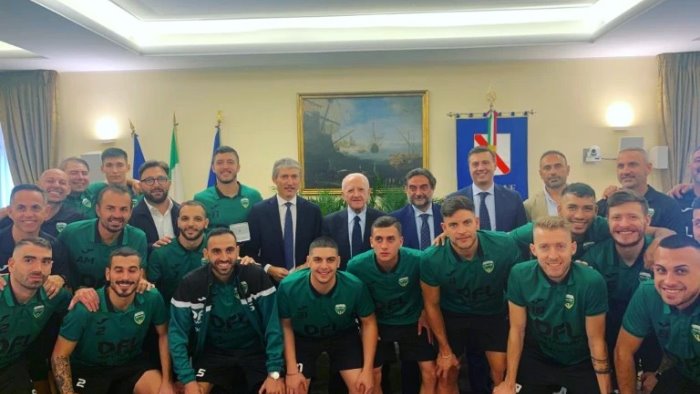 il presidente de luca su sporting sala consilina orgoglio del territorio