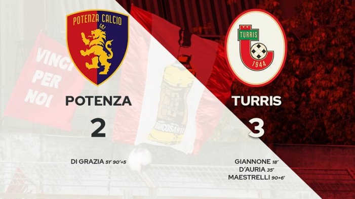 potenza turris 2 3 corallini al quinto posto con l avellino il tabellino