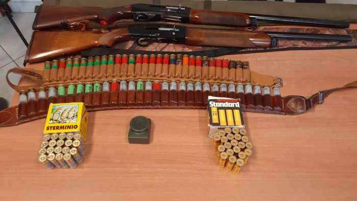 operazione antibracconaggio nel salernitano multe e sequestri