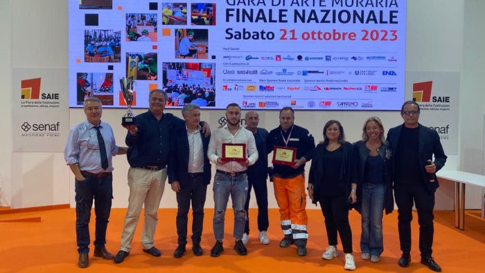 i migliori muratori d italia i sellitto di pratola serra campioni ediltrohy 23