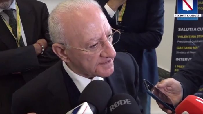 de luca il governo meloni sta strangolando il sud