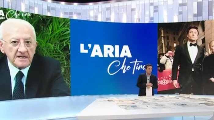 de luca se il pd non cambia la meloni governera altri 20 anni