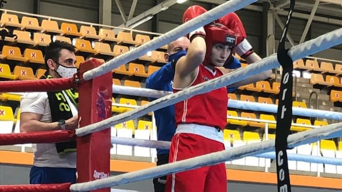 boxe nel dual match con la polonia tre campane sul ring