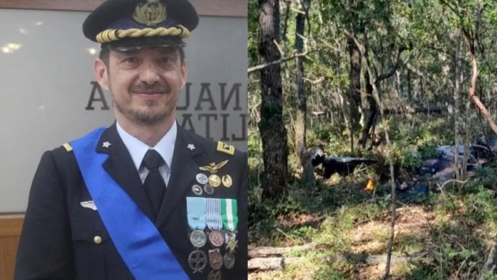 aereo militare precipita nel parco del circeo morti due militari