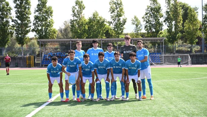 youth league pareggio del napoli contro lo sporting gol di caucci