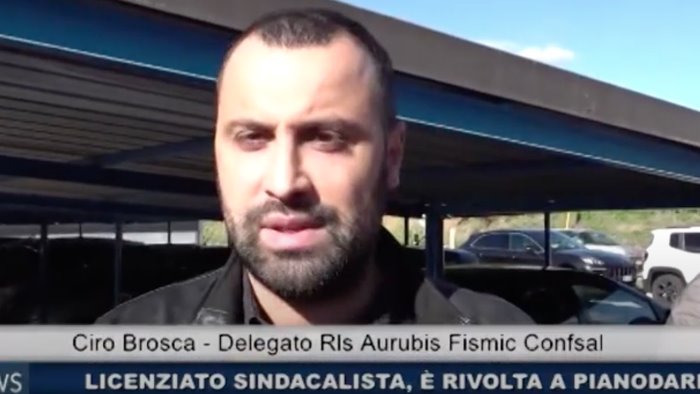 sindacalista licenziato ciro grazie non sono solo la solidarieta il mio scudo