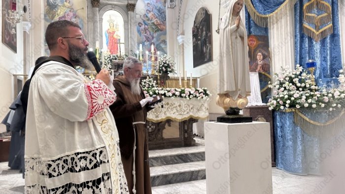 pietrelcina domenica messa con il cardinale sepe in diretta su ottochannel tv