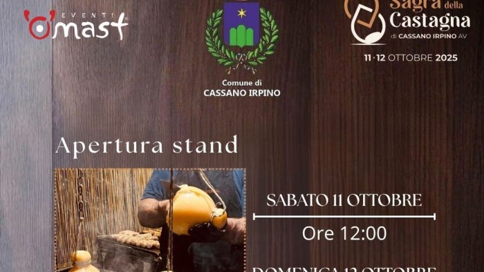 cassano irpino due giorni di sapori e tradizioni con la sagra della castagna