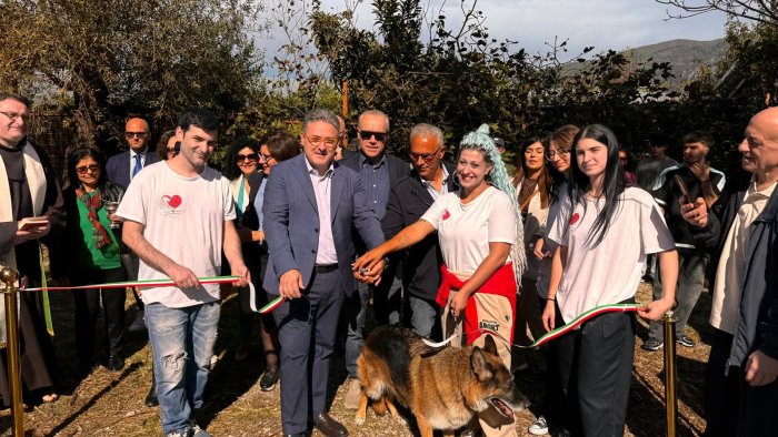 inaugurato il nuovo rifugio comunale per cani a sarno