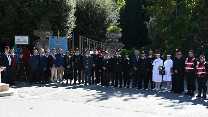 a morcone la commemorazione del carabiniere medaglia d oro elio di mella
