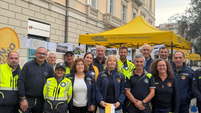 protezione civile campagna io non rischio promossa la cultura prevenzione