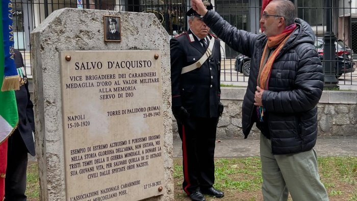 tragedia di verona a mercogliano l omaggio per i carabinieri morti