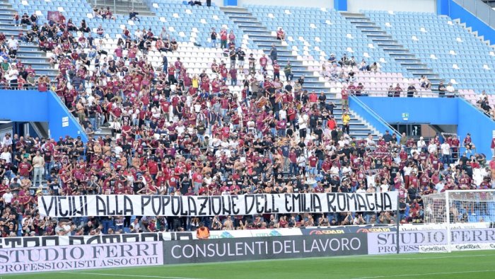 salernitana ecco lo sconto sul divieto di trasferta si riparte da latina