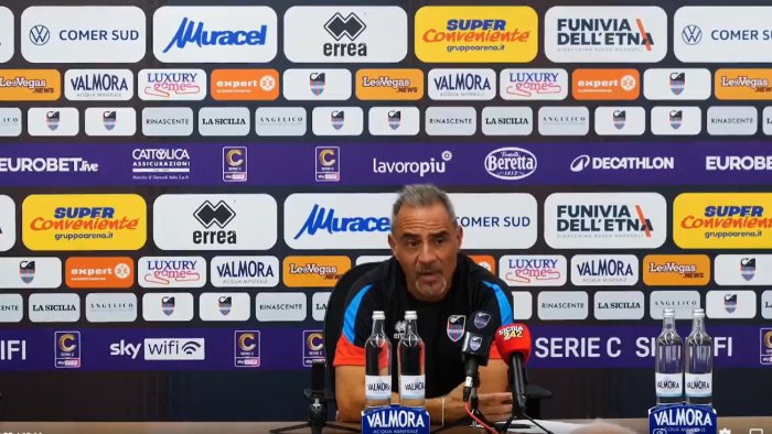 catania salernitana toscano il campionato non finisce domani sara test duro