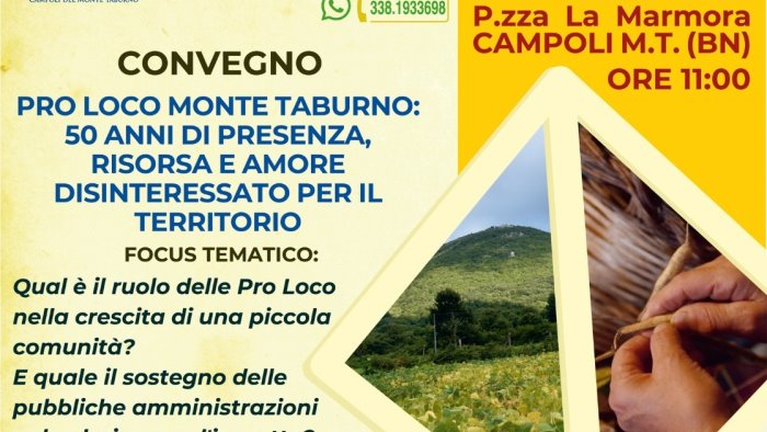 a campoli del monte taburno focus su ruolo delle pro loco nelle piccole comunita