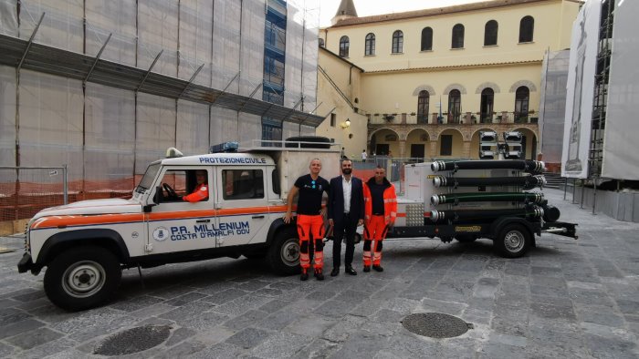 amalfi comune potenzia attrezzature delle organizzazioni di protezione civile