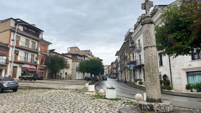 grottaminarda lavori in via minichiello e spostamento mercatino